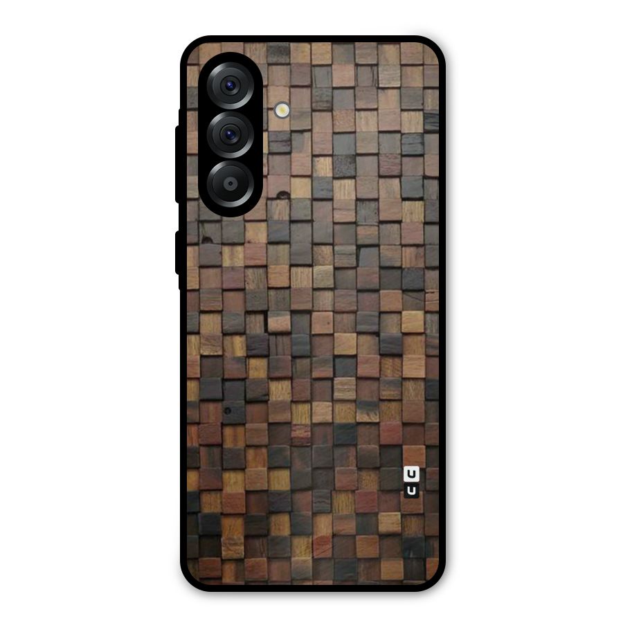 Blocks Of Wood Metal Back Case for Galaxy A36