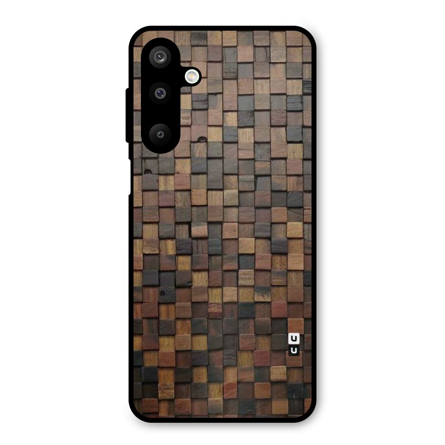 Blocks Of Wood Metal Back Case for Galaxy M16