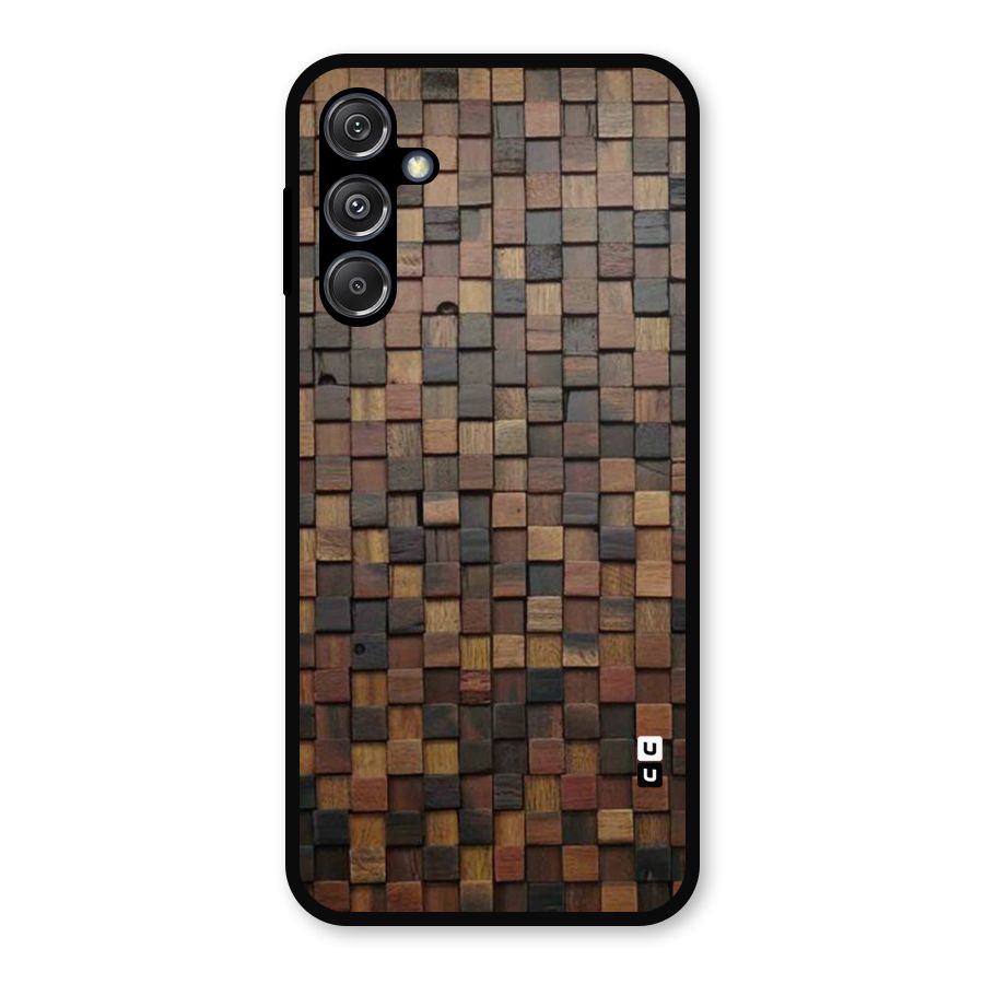 Blocks Of Wood Metal Back Case for Galaxy M34 5G