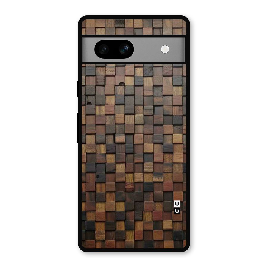 Blocks Of Wood Metal Back Case for Google Pixel 7a