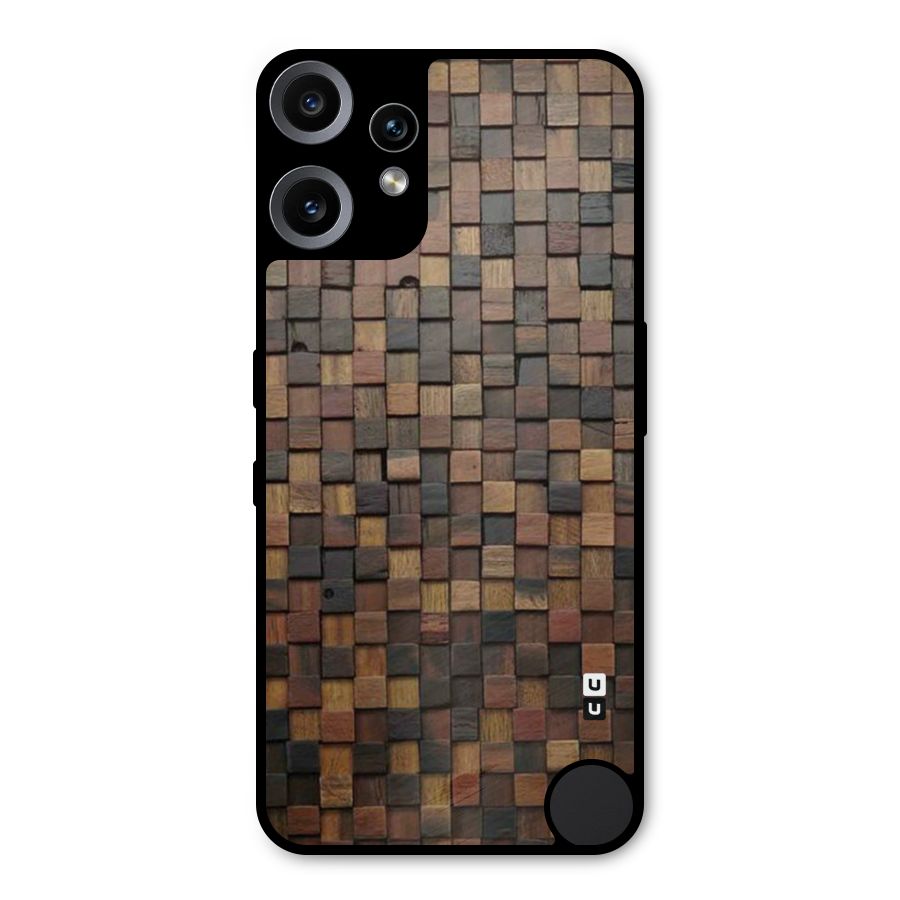Blocks Of Wood Metal Back Case for Nothing CMF Phone 2 Pro