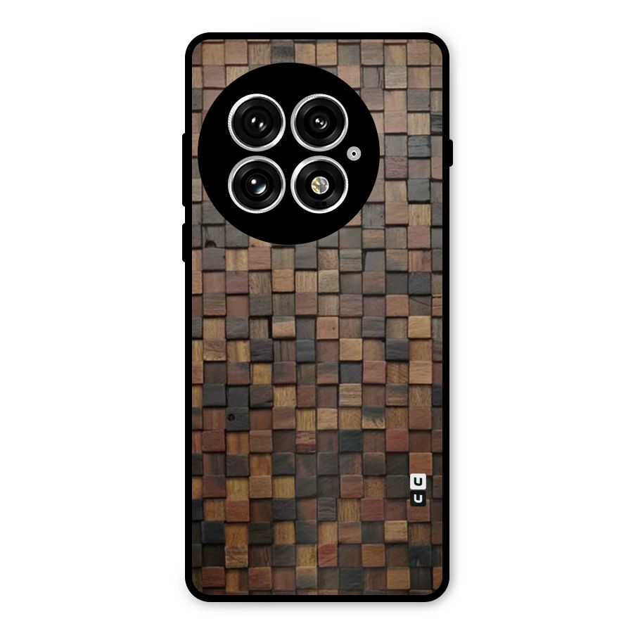 Blocks Of Wood Metal Back Case for OnePlus 13