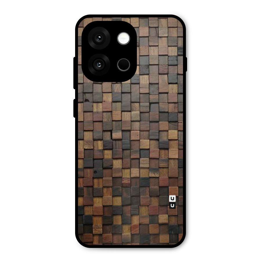 Blocks Of Wood Metal Back Case for OnePlus 13s