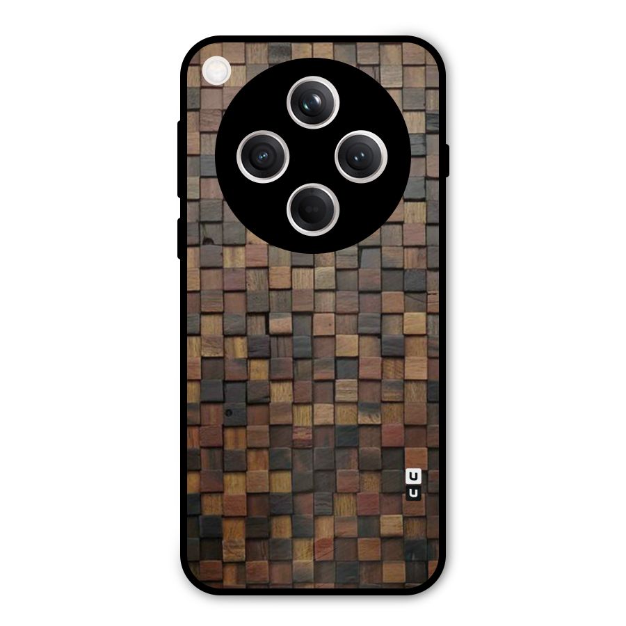 Blocks Of Wood Metal Back Case for Oppo Find X8