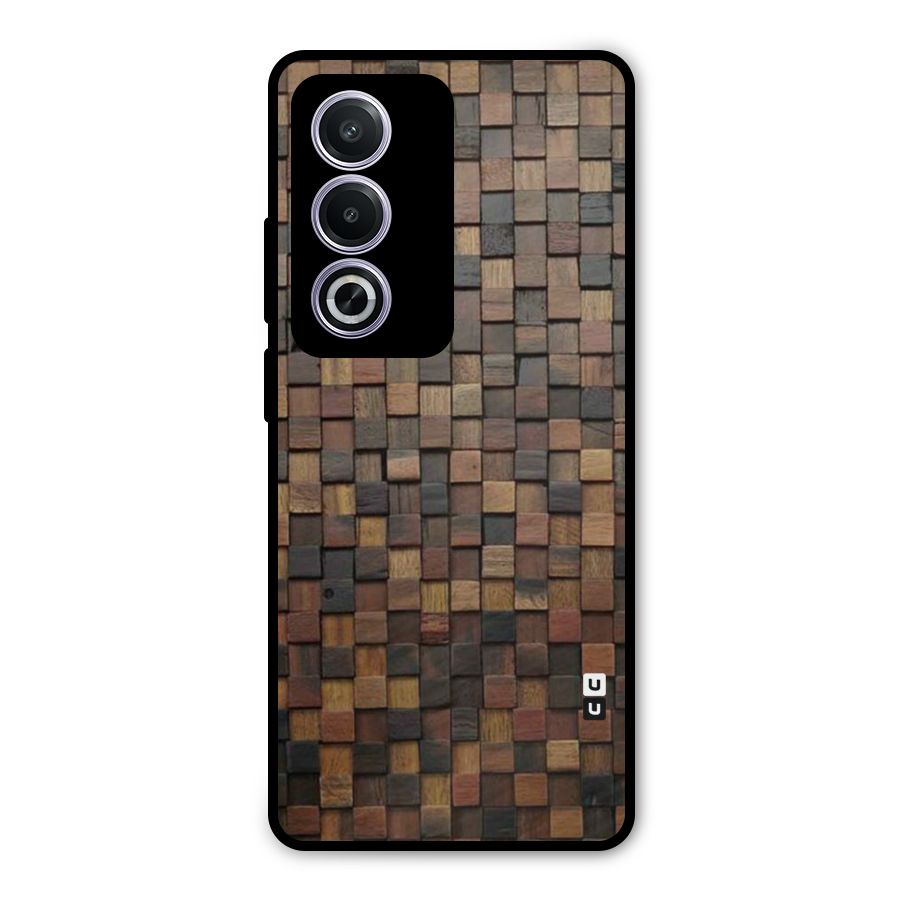 Blocks Of Wood Metal Back Case for Oppo K12x
