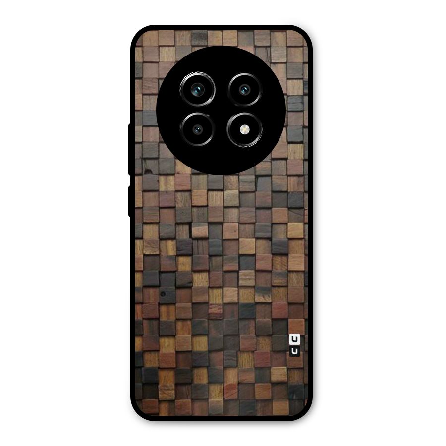 Blocks Of Wood Metal Back Case for Realme 13 Pro
