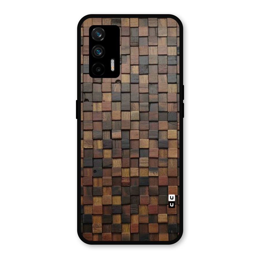 Blocks Of Wood Metal Back Case for Realme GT 5G