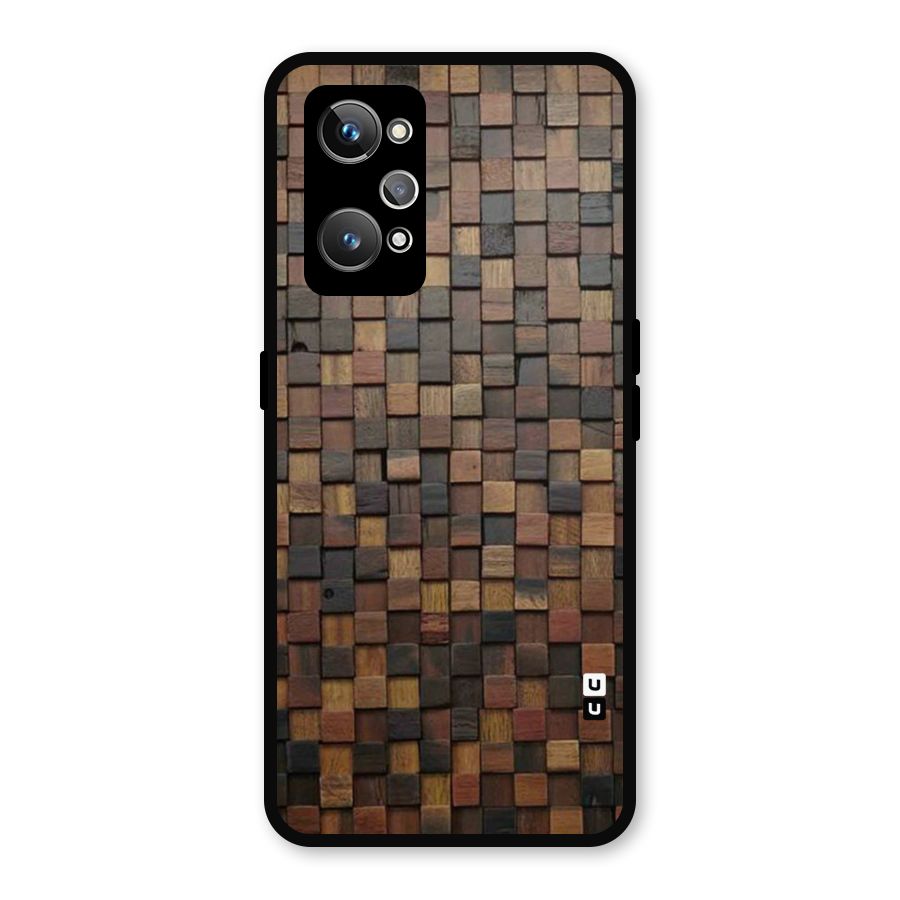 Blocks Of Wood Metal Back Case for Realme GT Neo2