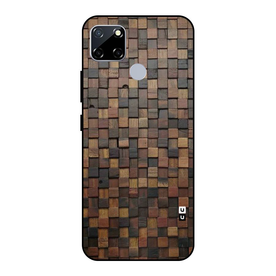 Blocks Of Wood Metal Back Case for Realme Narzo 20