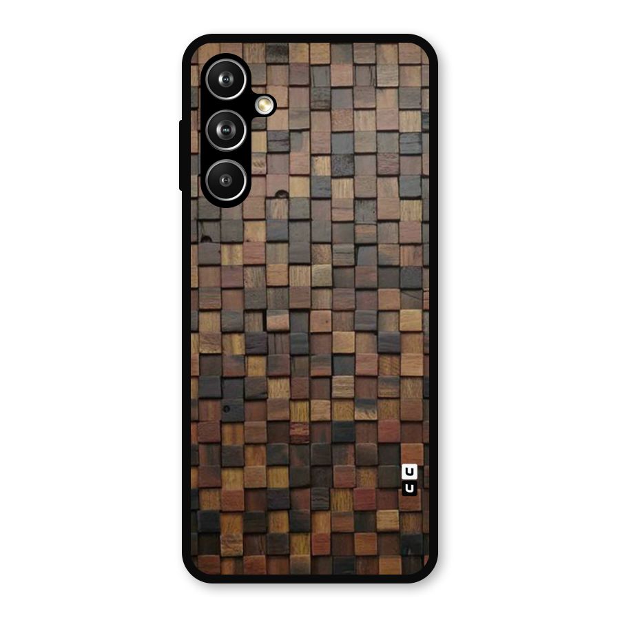 Blocks Of Wood Metal Back Case for Samsung Galaxy M54