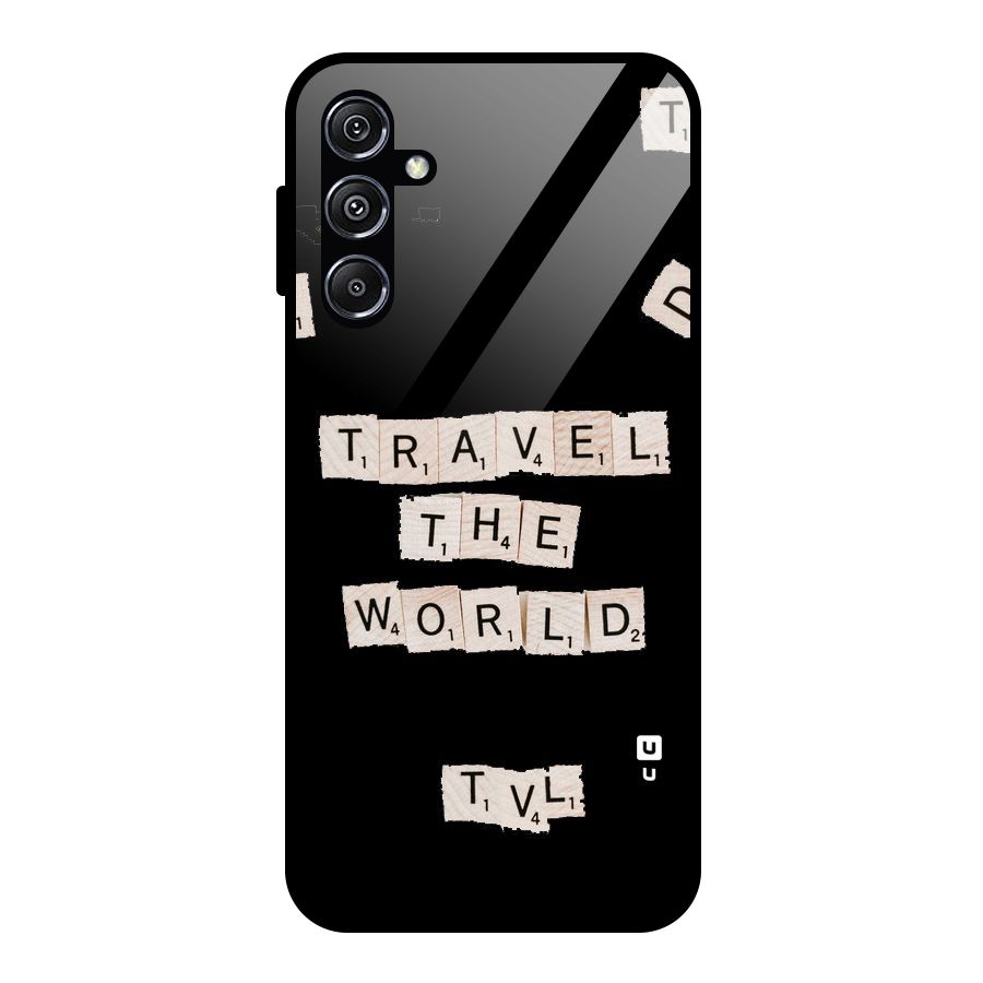 Blocks Travel Glass Back Case for Galaxy M34 5G