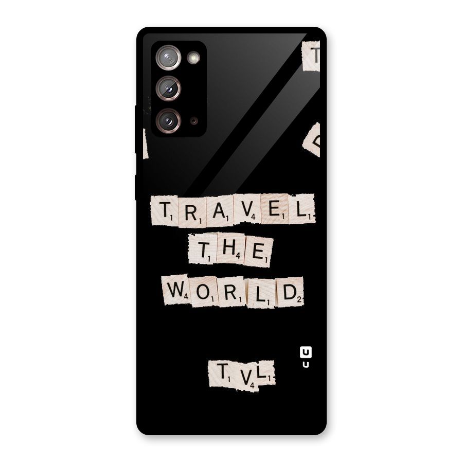 Blocks Travel Glass Back Case for Galaxy Note 20