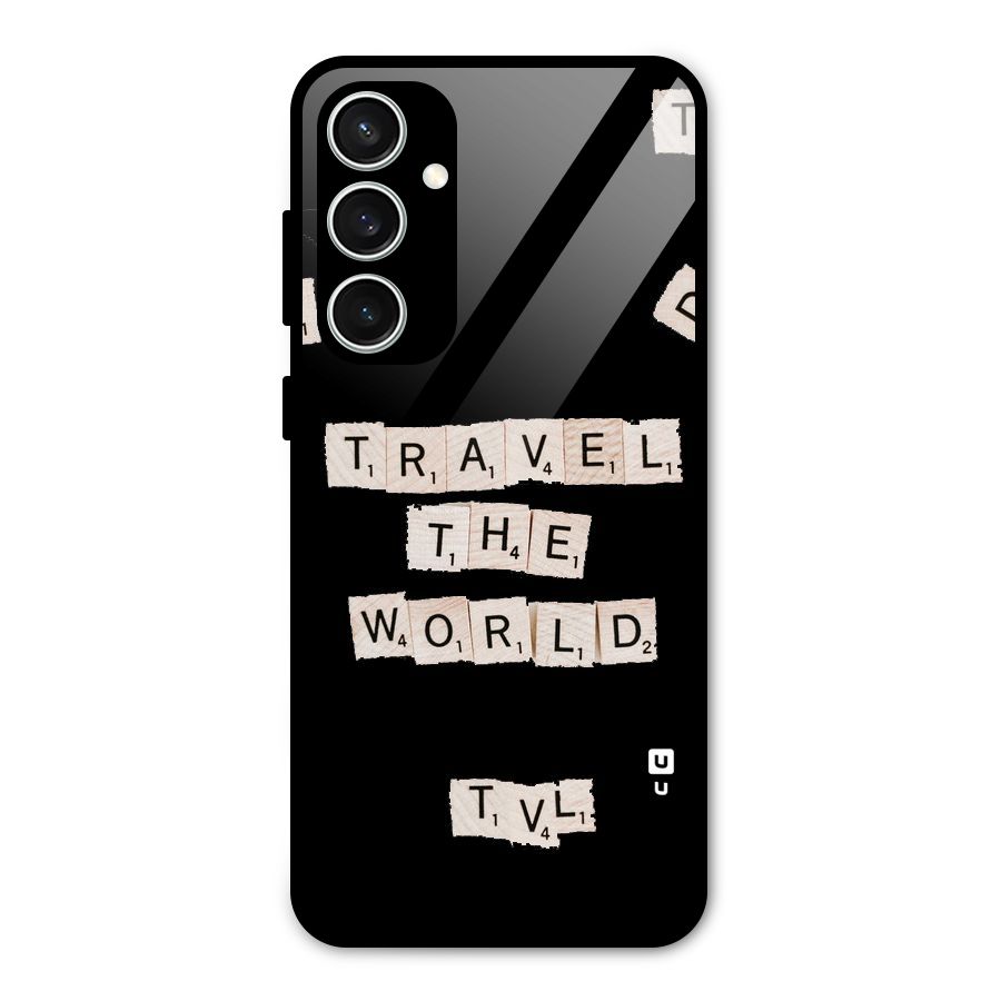 Blocks Travel Glass Back Case for Galaxy S23 FE