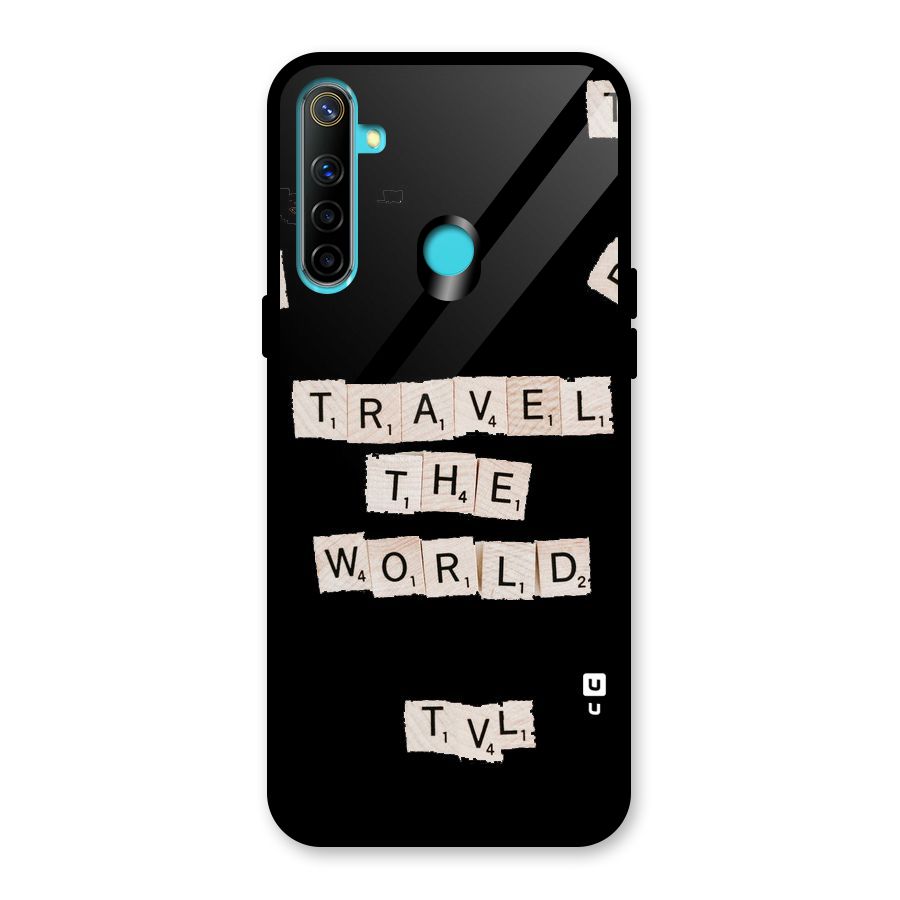 Blocks Travel Glass Back Case for Realme 5