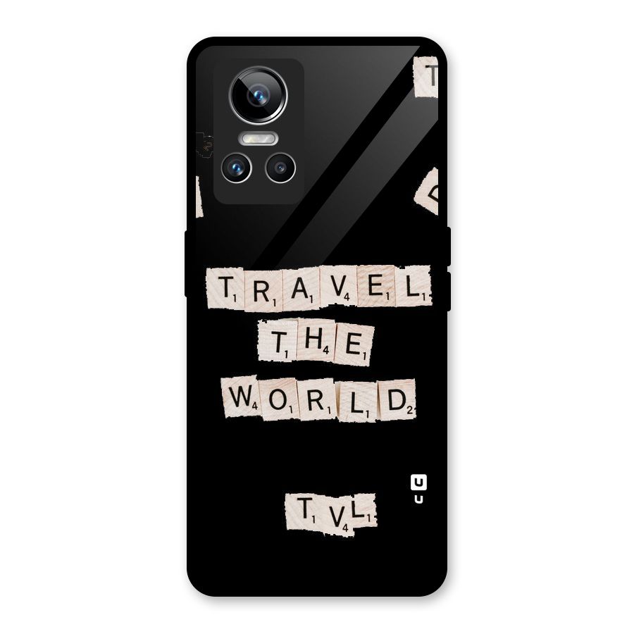 Blocks Travel Glass Back Case for Realme GT Neo 3