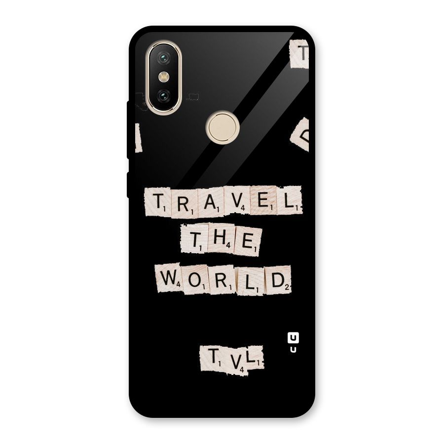 Blocks Travel Glass Back Case for Redmi A2