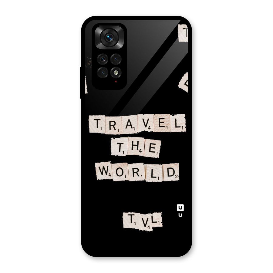 Blocks Travel Glass Back Case for Redmi Note 11S
