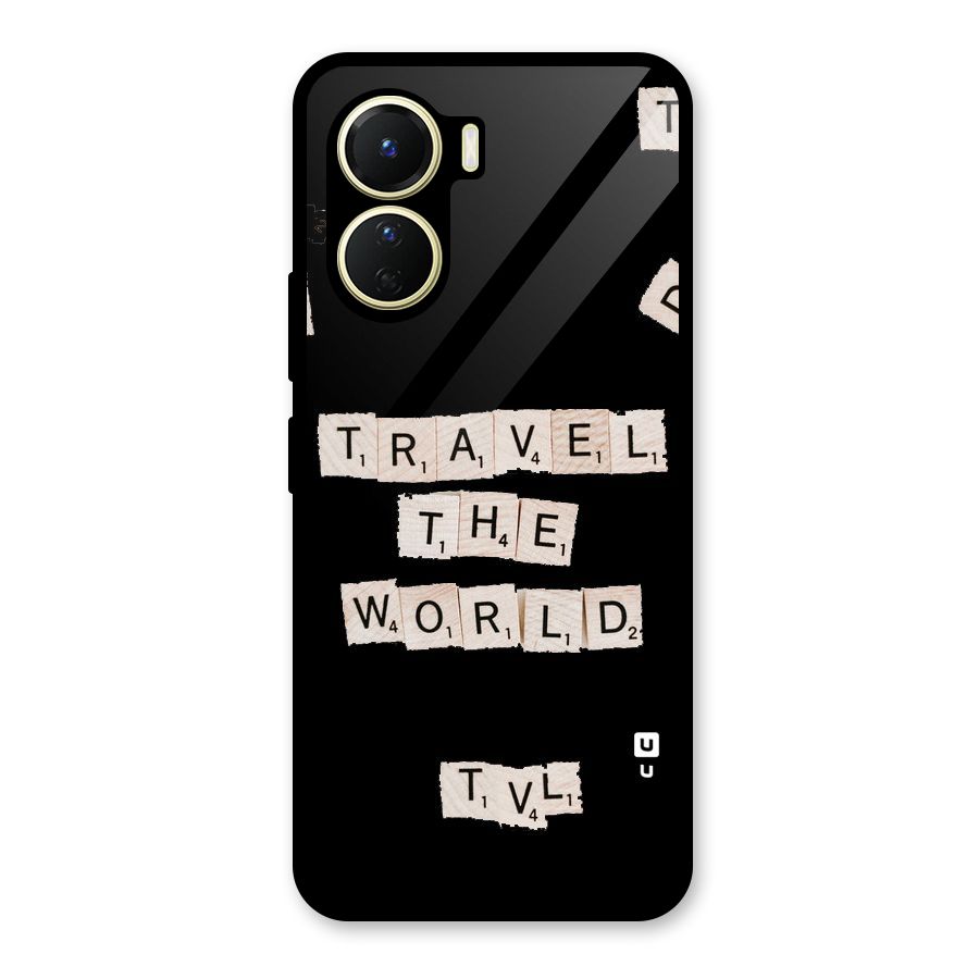 Blocks Travel Glass Back Case for Vivo Y16