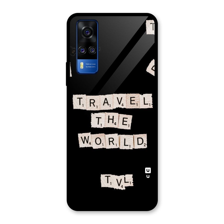 Blocks Travel Glass Back Case for Vivo Y31