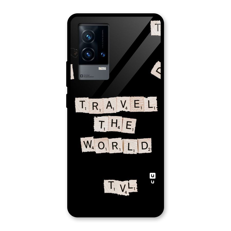 Blocks Travel Glass Back Case for iQOO 9 5G
