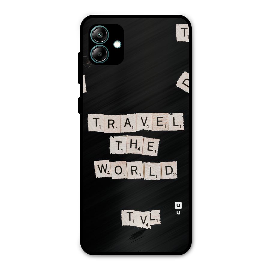 Blocks Travel Metal Back Case for Galaxy A04