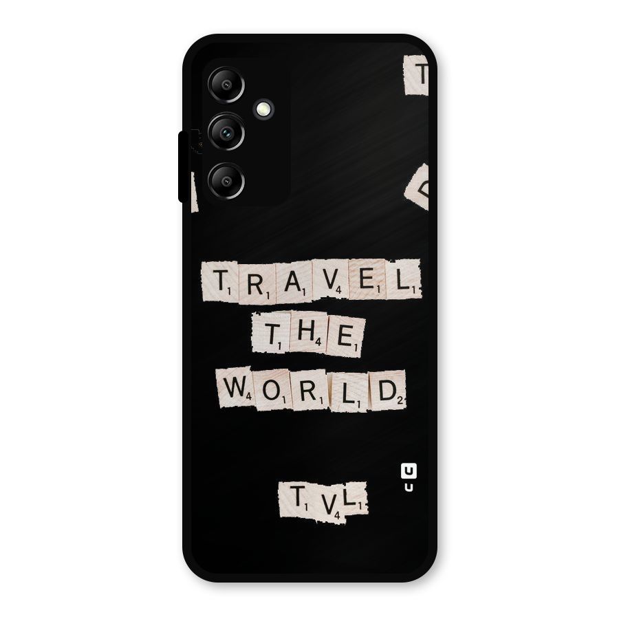 Blocks Travel Metal Back Case for Galaxy A14 5G