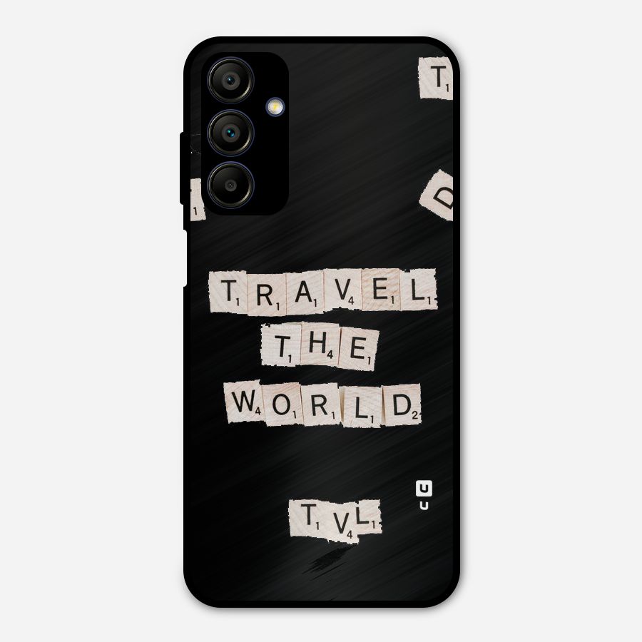 Blocks Travel Metal Back Case for Galaxy A15 5G