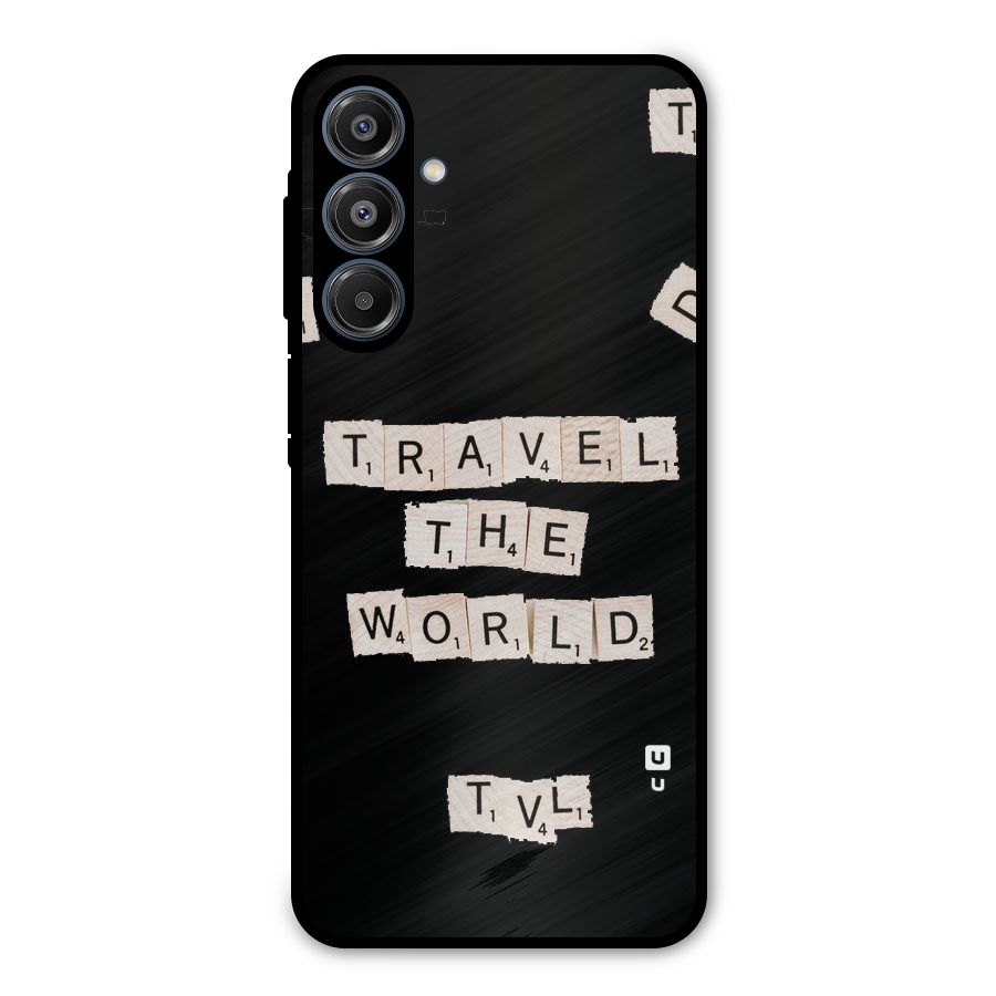Blocks Travel Metal Back Case for Galaxy A16 5G