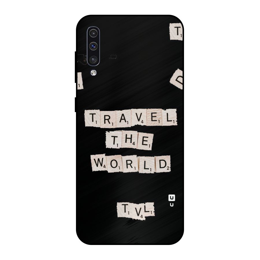 Blocks Travel Metal Back Case for Galaxy A30s