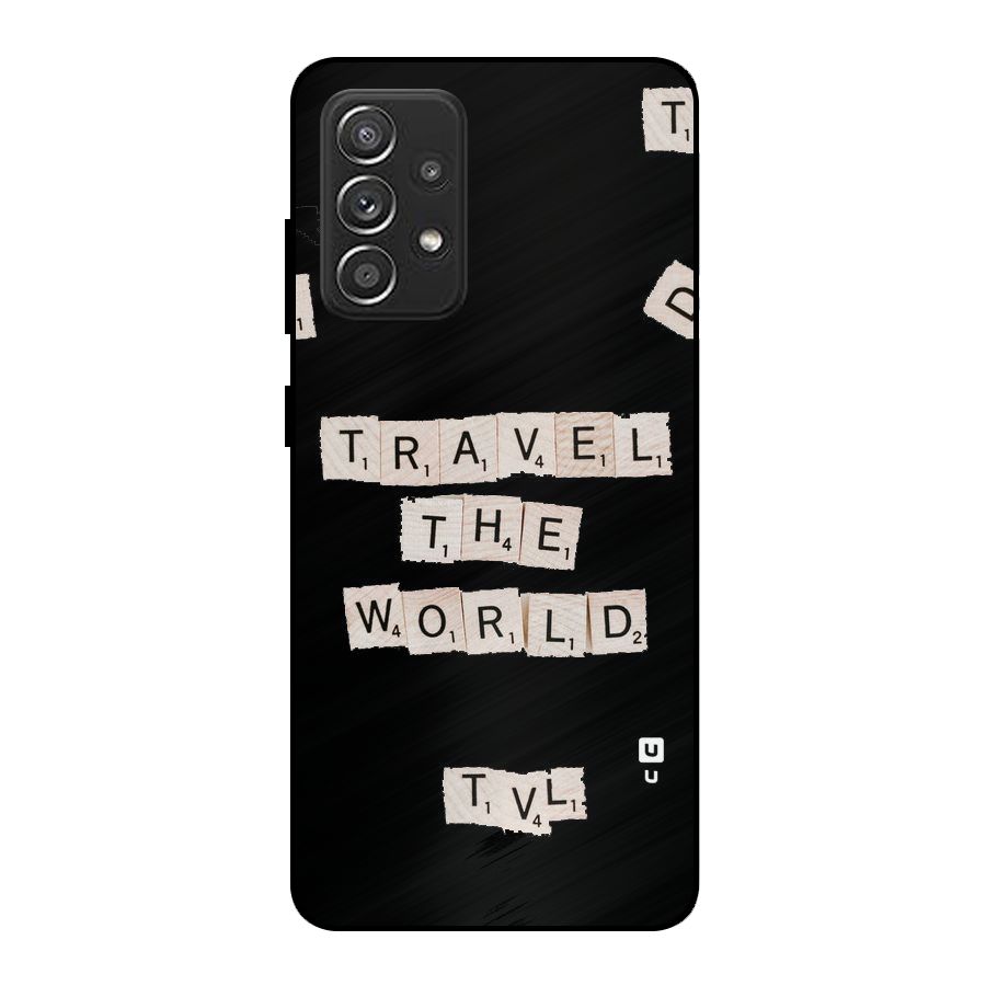 Blocks Travel Metal Back Case for Galaxy A52s 5G