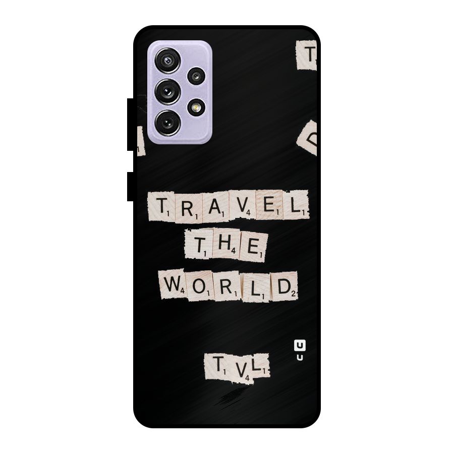 Blocks Travel Metal Back Case for Galaxy A72