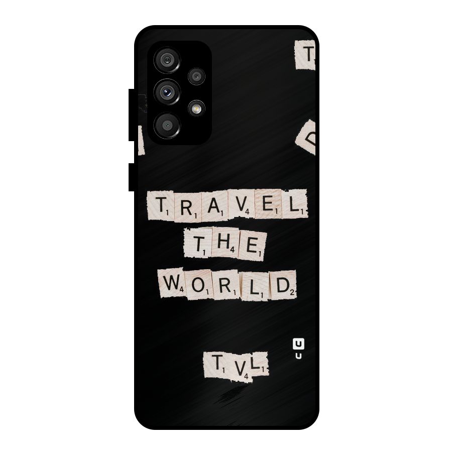 Blocks Travel Metal Back Case for Galaxy A73 5G