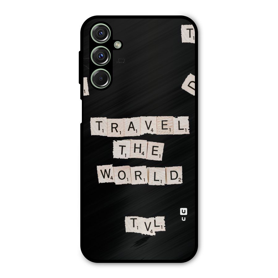 Blocks Travel Metal Back Case for Galaxy F34