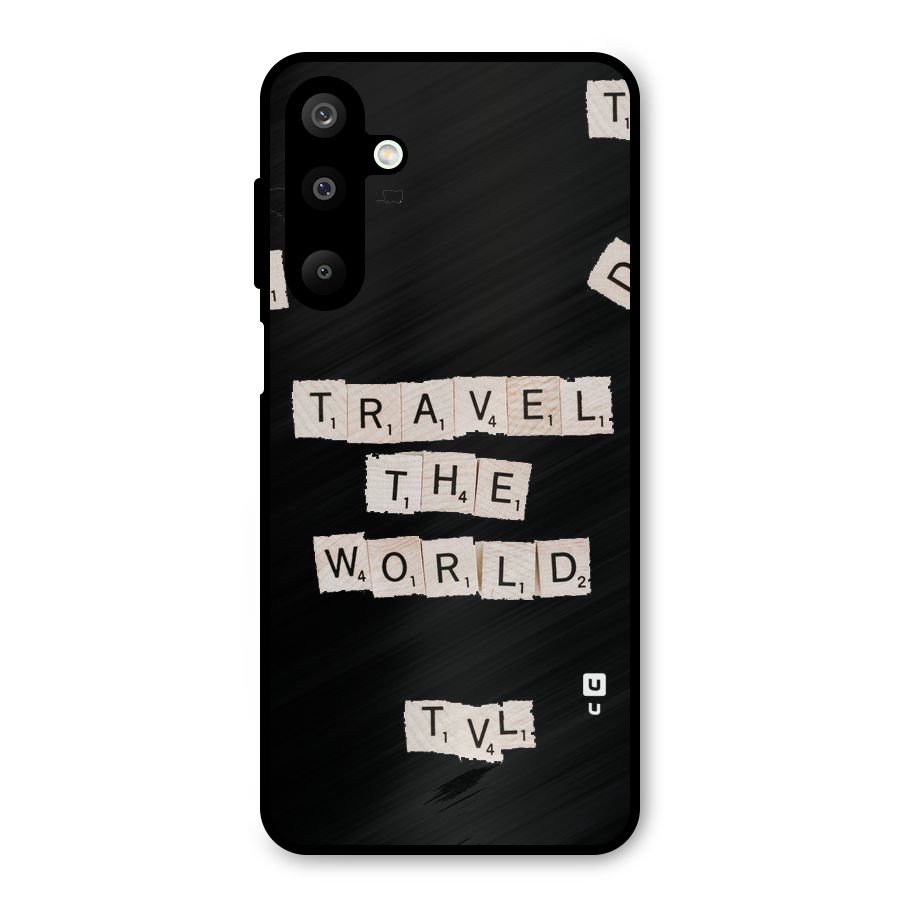 Blocks Travel Metal Back Case for Galaxy M16