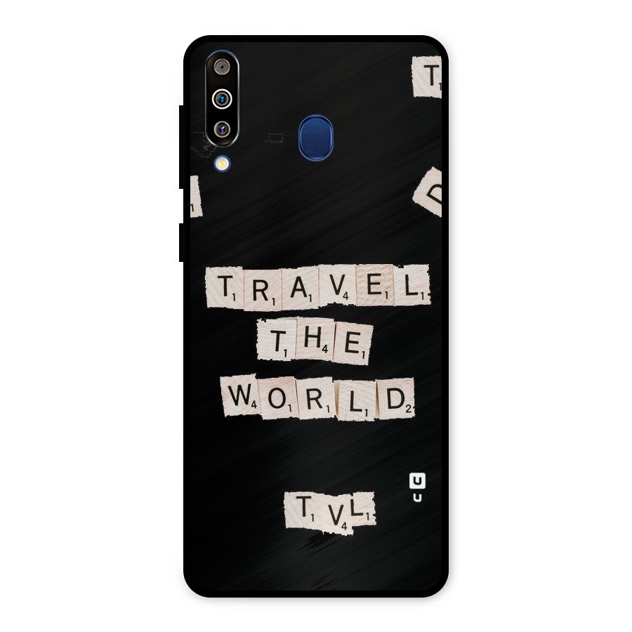 Blocks Travel Metal Back Case for Galaxy M30