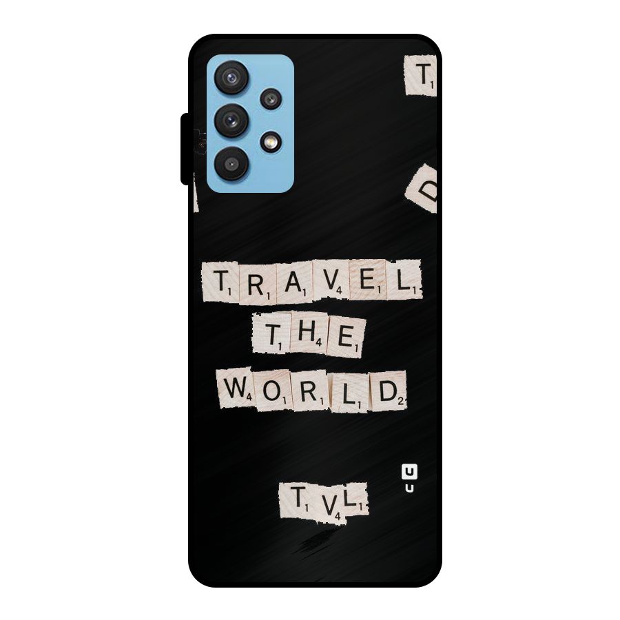 Blocks Travel Metal Back Case for Galaxy M32 5G
