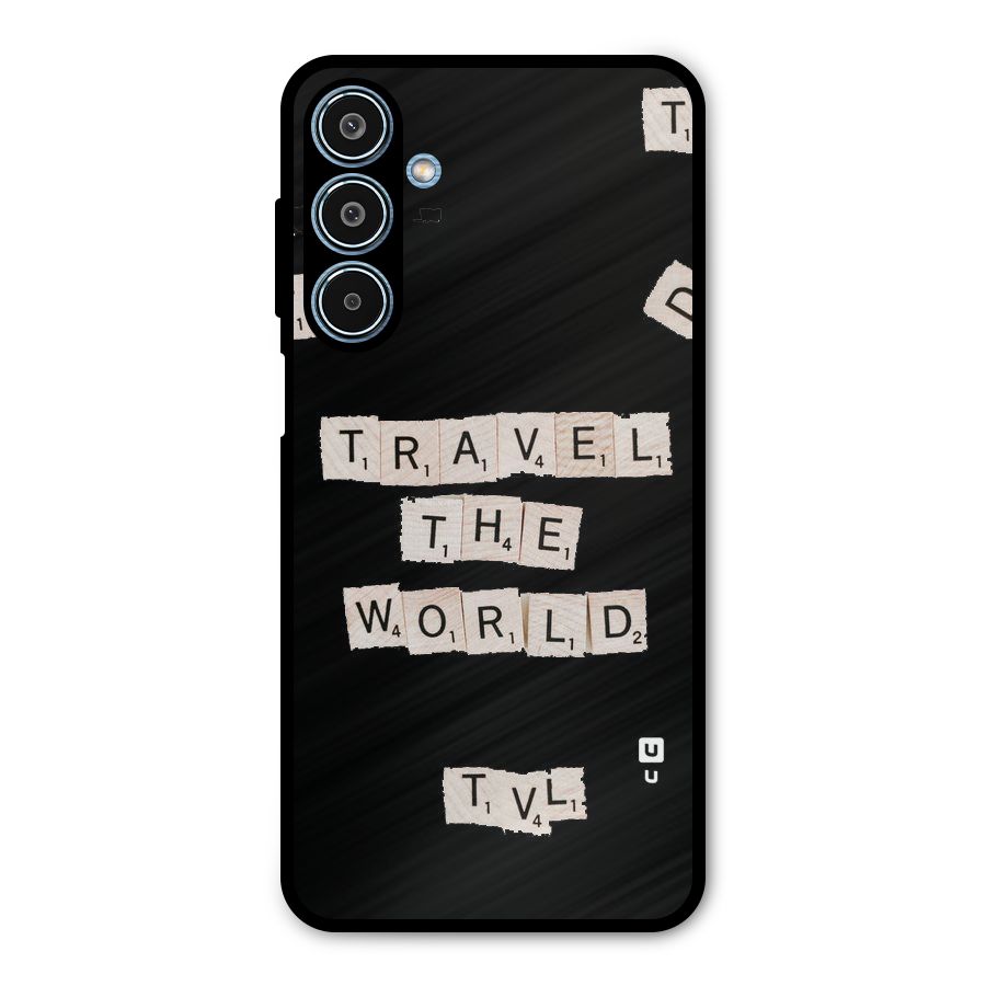 Blocks Travel Metal Back Case for Galaxy M35