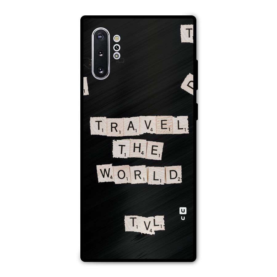 Blocks Travel Metal Back Case for Galaxy Note 10 Plus