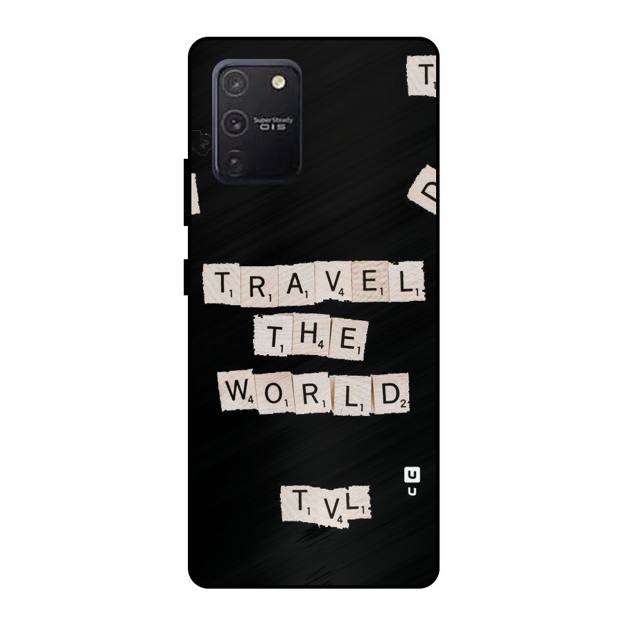 Blocks Travel Metal Back Case for Galaxy S10 Lite