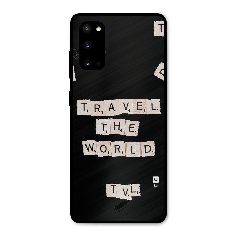 Blocks Travel Metal Back Case for Galaxy S20