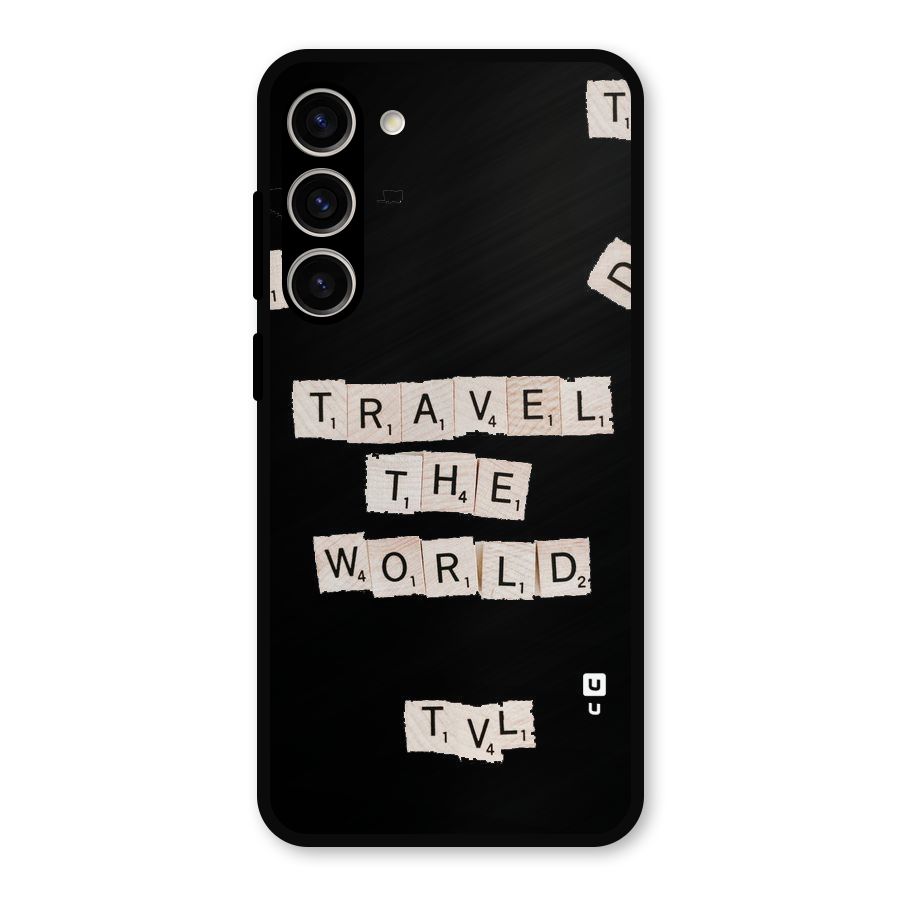 Blocks Travel Metal Back Case for Galaxy S23 Plus
