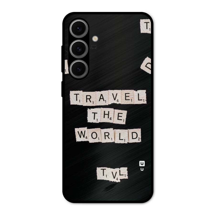 Blocks Travel Metal Back Case for Galaxy S24 FE