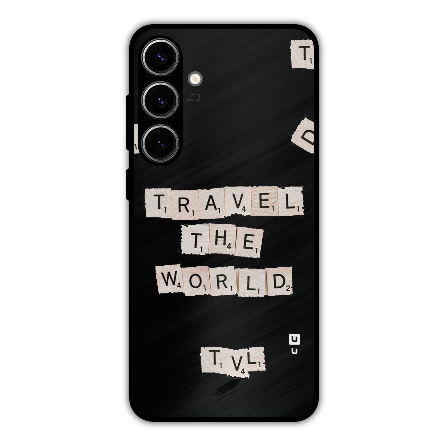Blocks Travel Metal Back Case for Galaxy S24 Plus