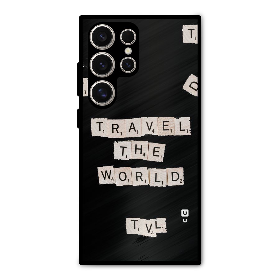 Blocks Travel Metal Back Case for Galaxy S24 Ultra