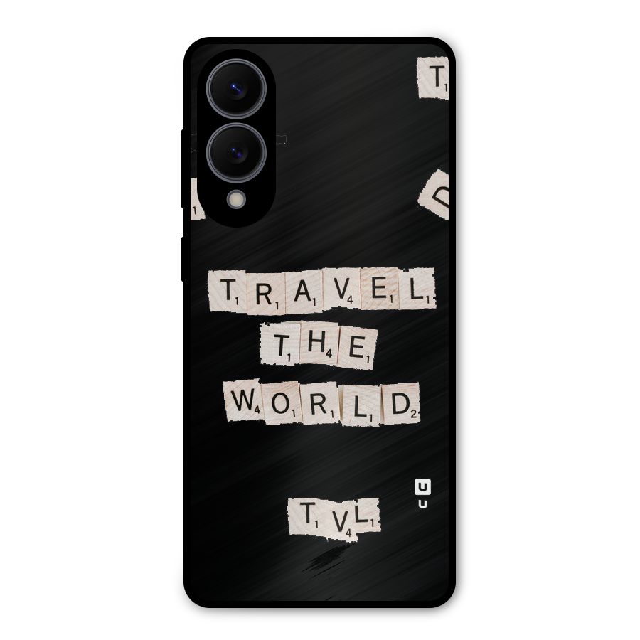Blocks Travel Metal Back Case for Galaxy S25 Edge