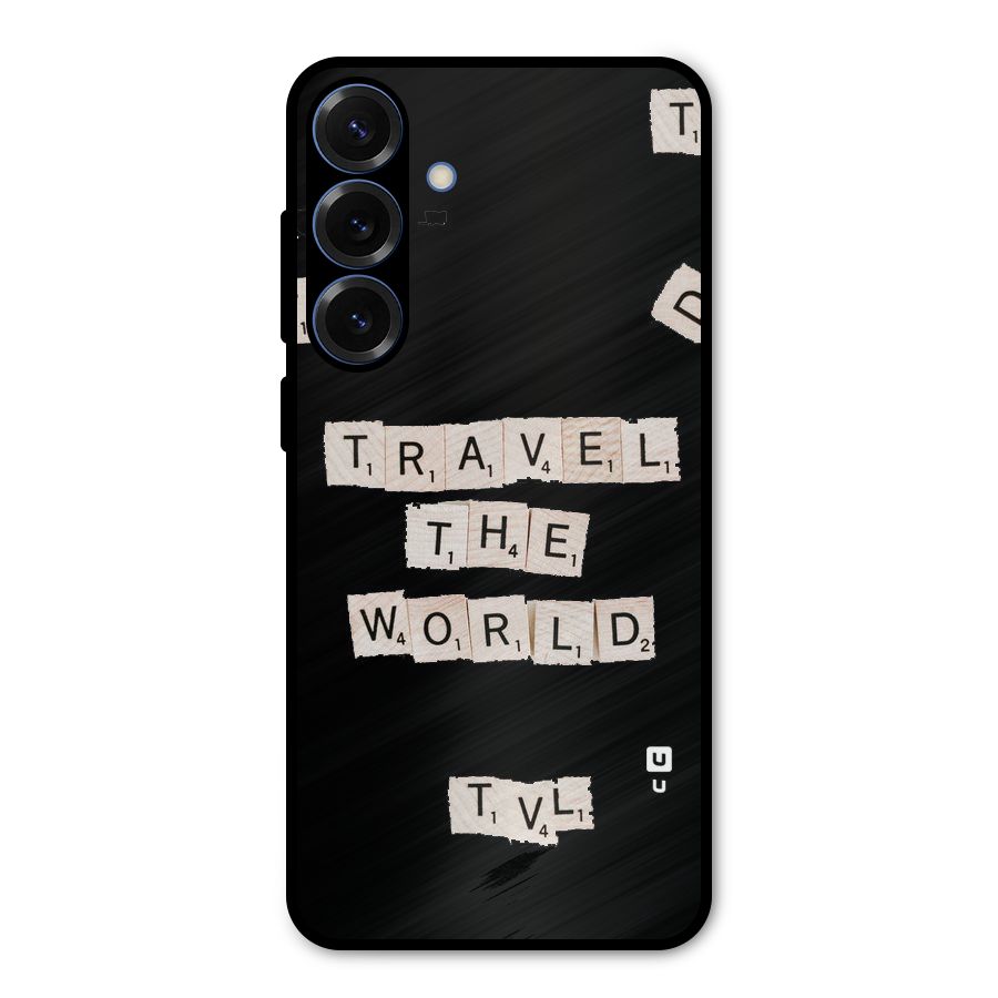 Blocks Travel Metal Back Case for Galaxy S25 Plus