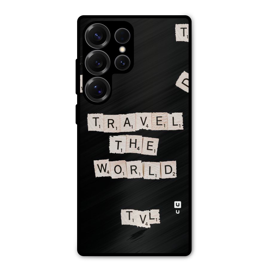 Blocks Travel Metal Back Case for Galaxy S25 Ultra