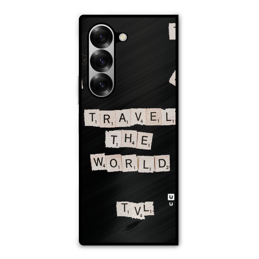 Blocks Travel Metal Back Case for Galaxy Z Fold6