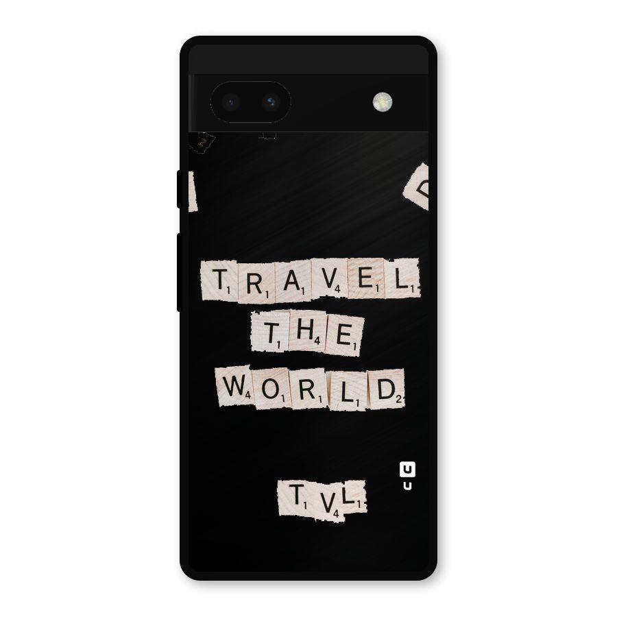 Blocks Travel Metal Back Case for Google Pixel 6a