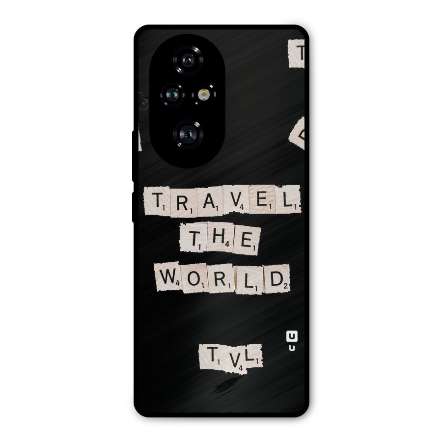 Blocks Travel Metal Back Case for Honor 200 Pro